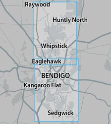 BENDIGO + WHIPSTICK SIGNAL GOLD MAP 