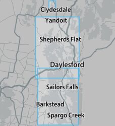 DAYLESFORD + BARKSTEAD SIGNAL GOLD MAP 