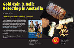 GOLD COIN + RELICS DETECTING DOUG STONE BOOK