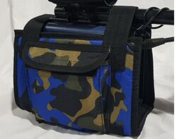 GPX 5000 CONTROL BOX COVER WITH FINDS POUCH BLUE CAMO