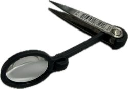 5 X MAGNIFICATION WITH  TWEEZERS