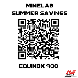 MINELAB EQUINOX 900 TREASURE DETECTOR