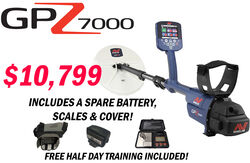 MINELAB GPZ 7000 GOLD DETECTOR FREE Training