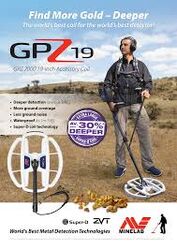 MINELAB GPZ 7000 GOLD DETECTOR WITH 19 COIL BUNDLE